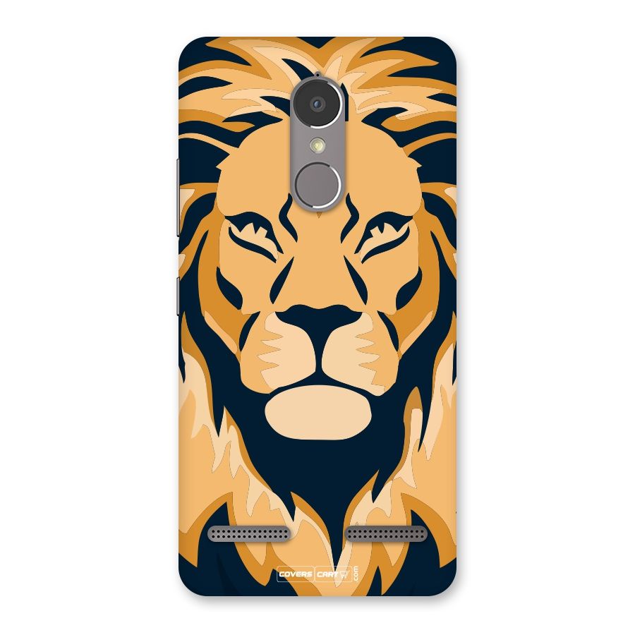 Designer Lion Back Case for Lenovo K6