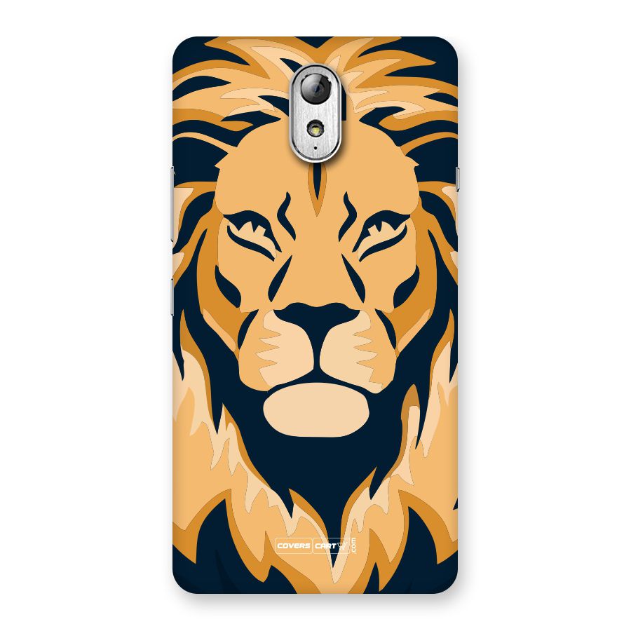 Designer Lion Back Case for Lenovo Vibe P1M