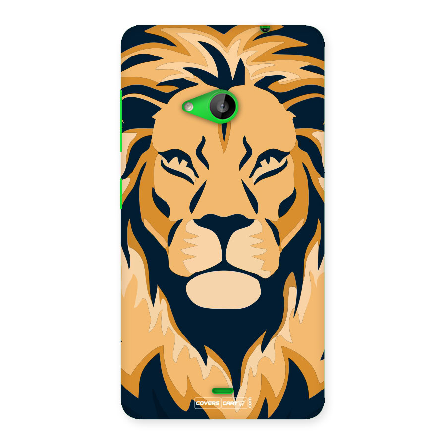 Designer Lion Back Case for Lumia 535