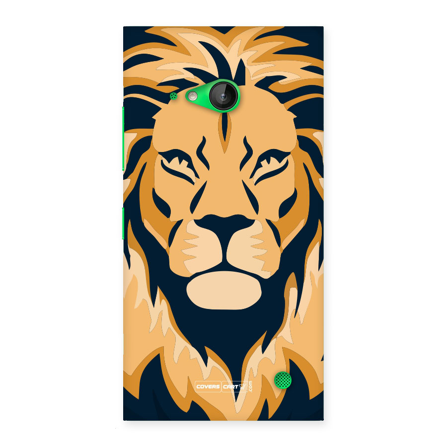 Designer Lion Back Case for Lumia 730