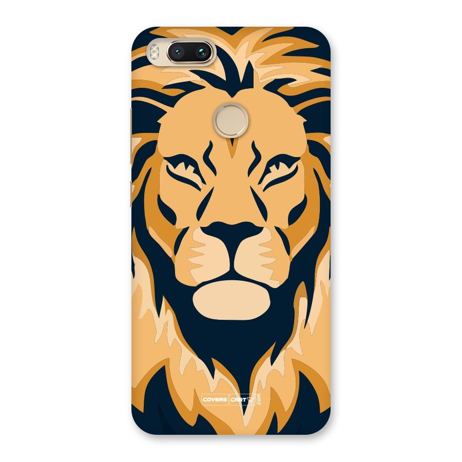 Designer Lion Back Case for Mi A1