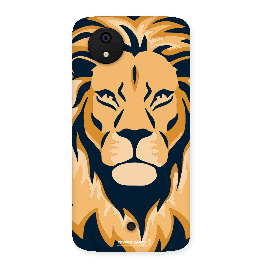 Designer Lion Back Case for Micromax Canvas A1