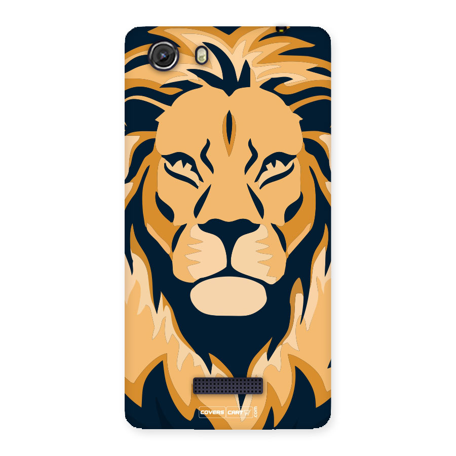 Designer Lion Back Case for Micromax Unite 3