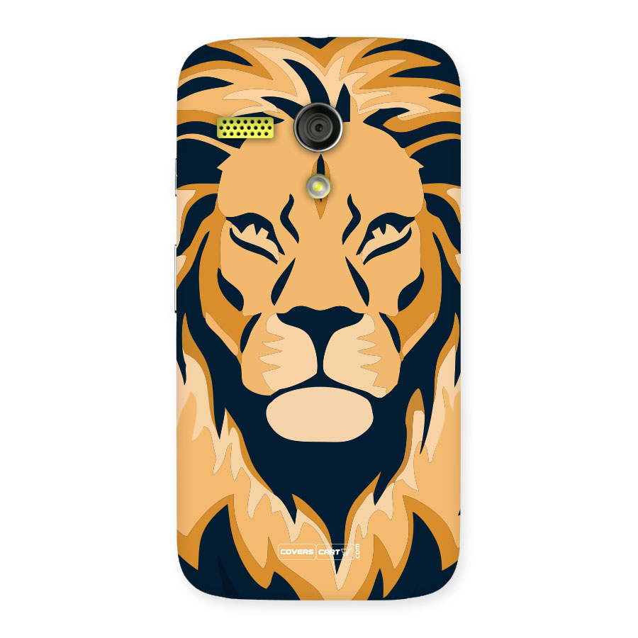 Designer Lion Back Case for Moto G