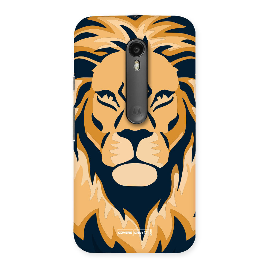Designer Lion Back Case for Moto G3