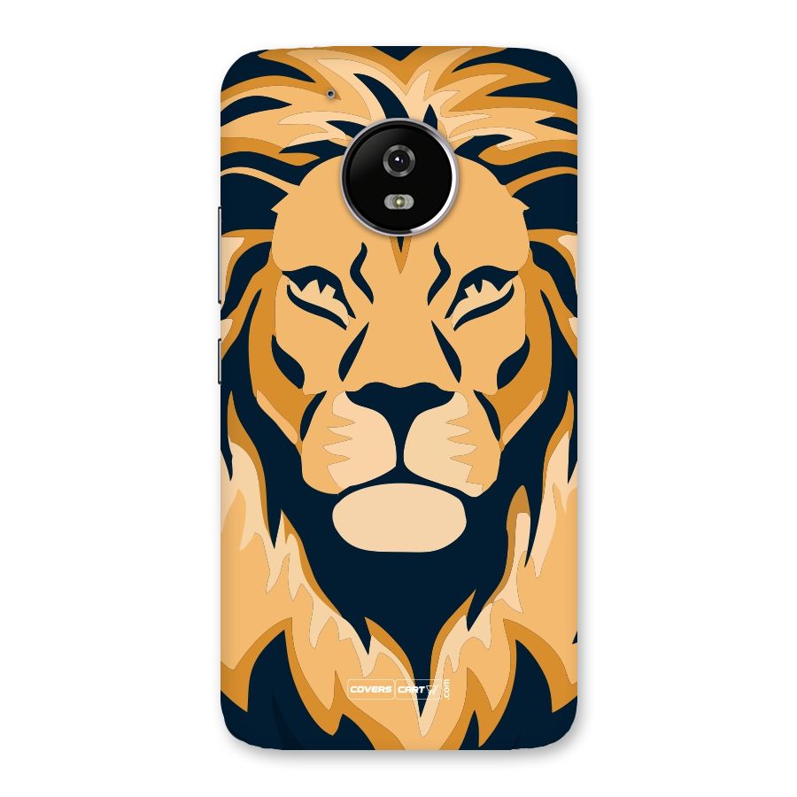 Designer Lion Back Case for Moto G5