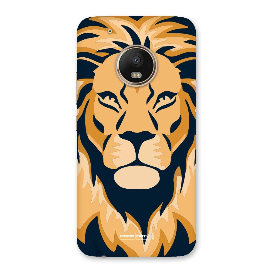 Designer Lion Back Case for Moto G5 Plus