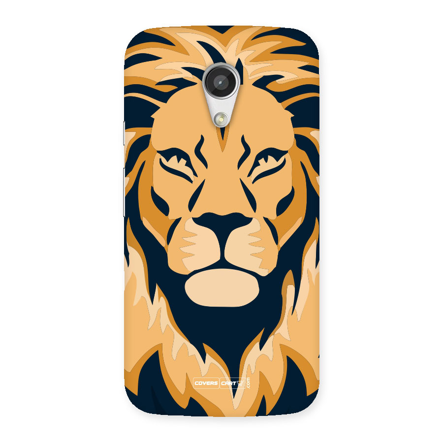 Designer Lion Back Case for Moto G 2nd Gen
