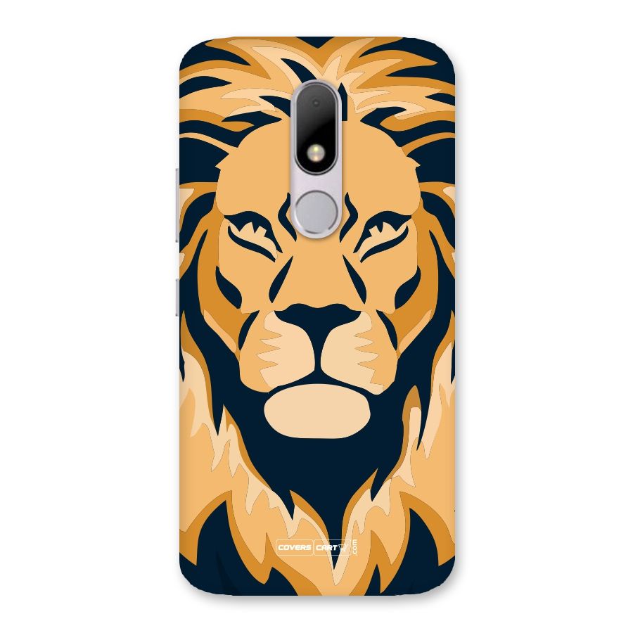 Designer Lion Back Case for Moto M