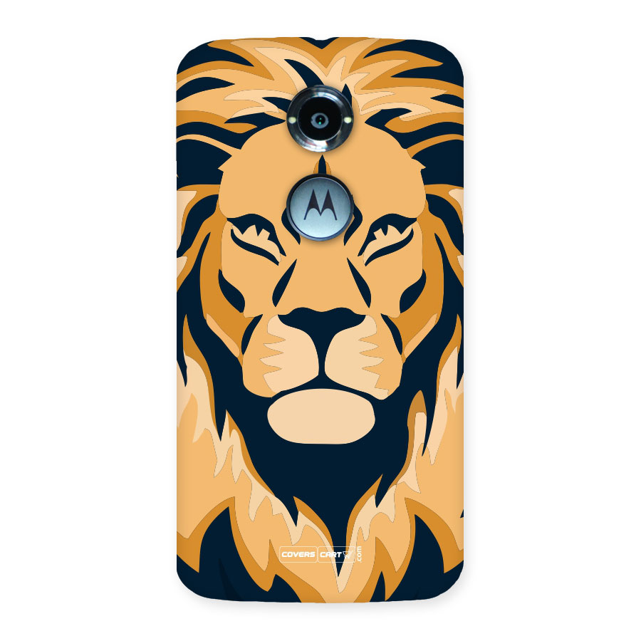 Designer Lion Back Case for Moto X 2nd Gen