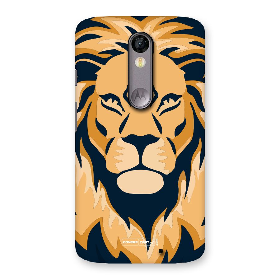 Designer Lion Back Case for Moto X Force