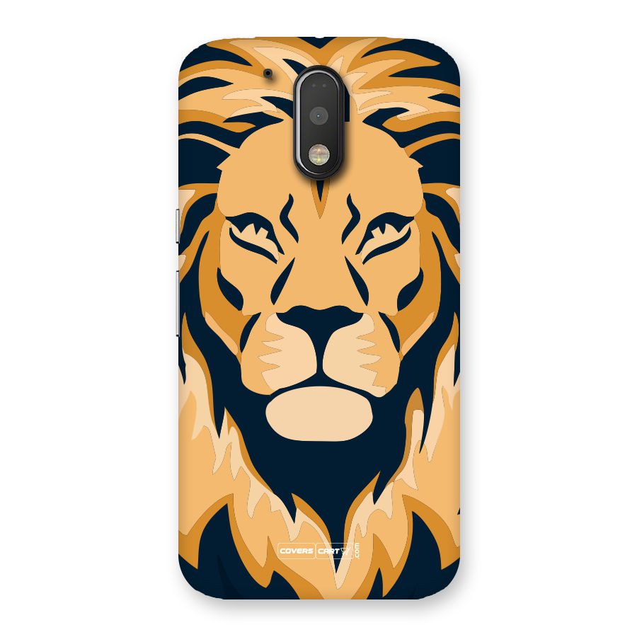 Designer Lion Back Case for Motorola Moto G4