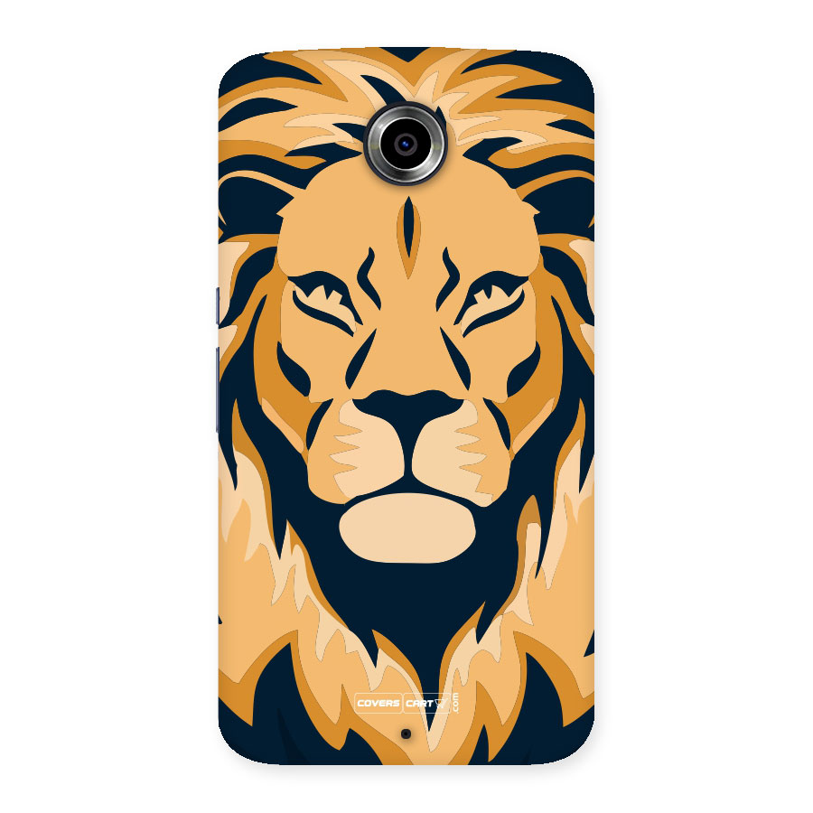 Designer Lion Back Case for Nexus 6