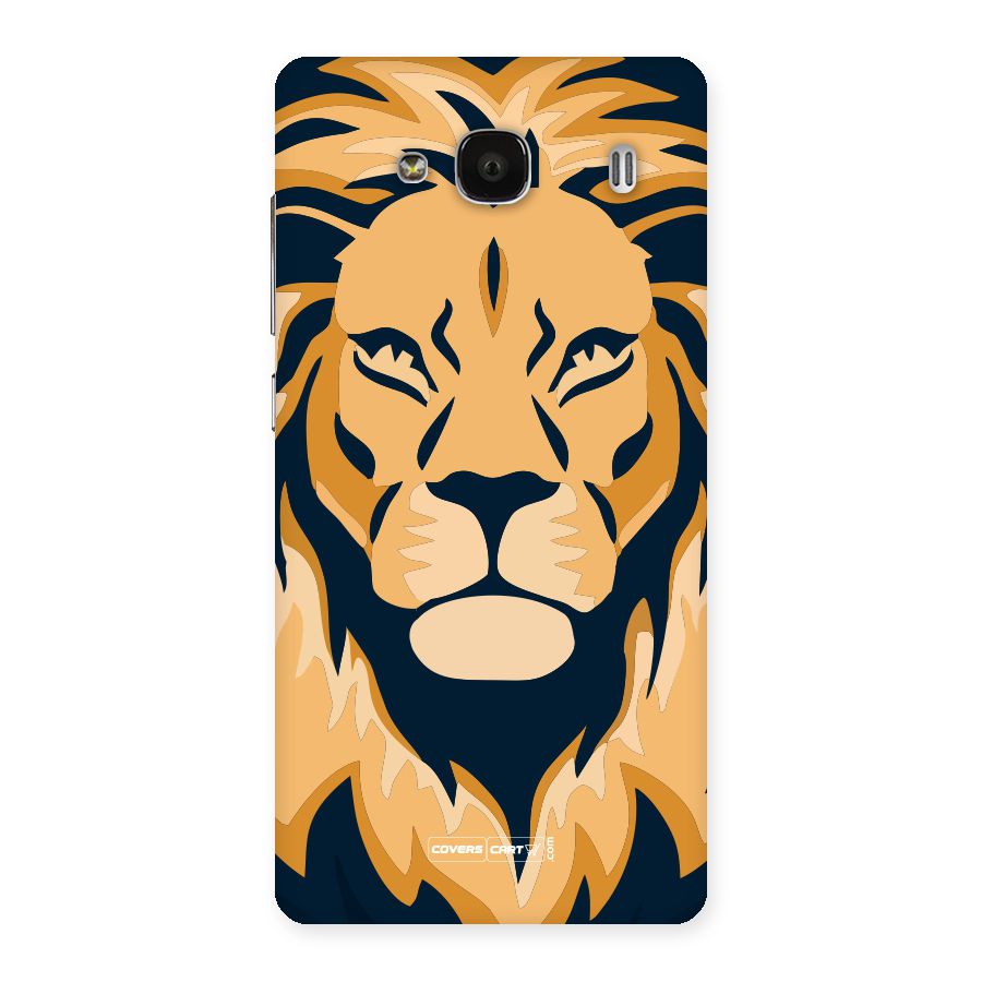 Designer Lion Back Case for Redmi 2s