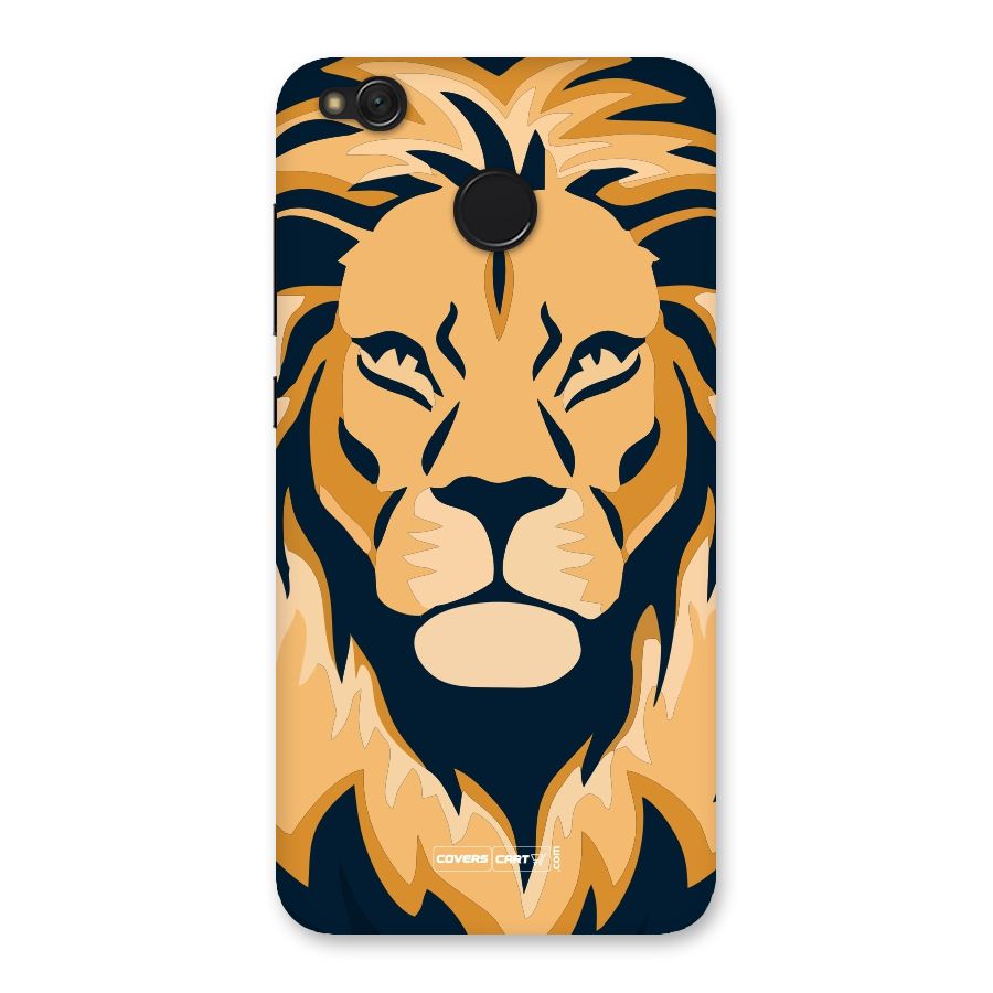 Designer Lion Back Case for Redmi 4