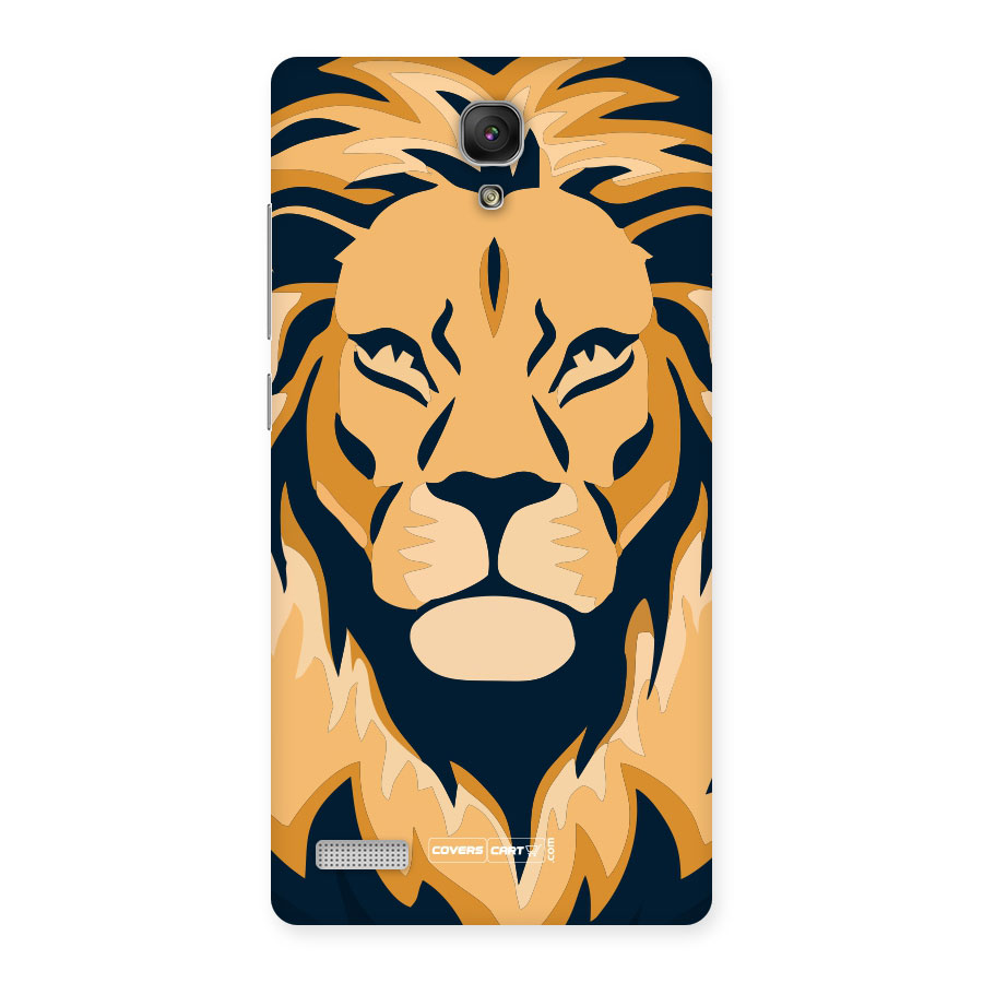 Designer Lion Back Case for Redmi Note