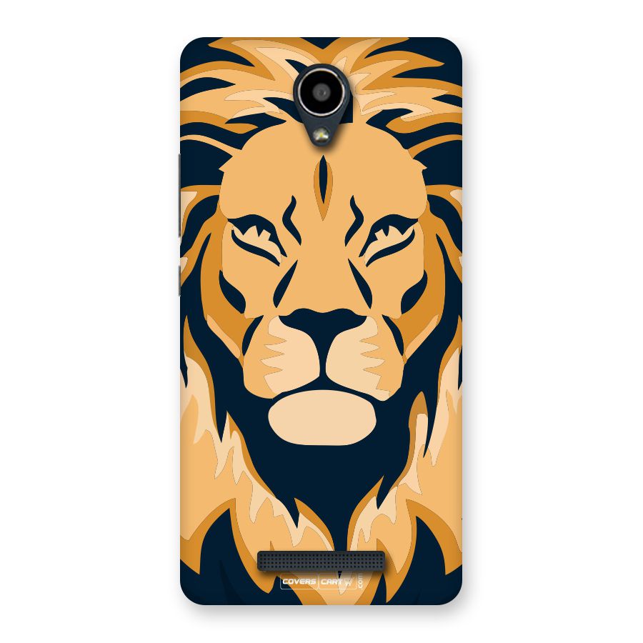 Designer Lion Back Case for Redmi Note 2