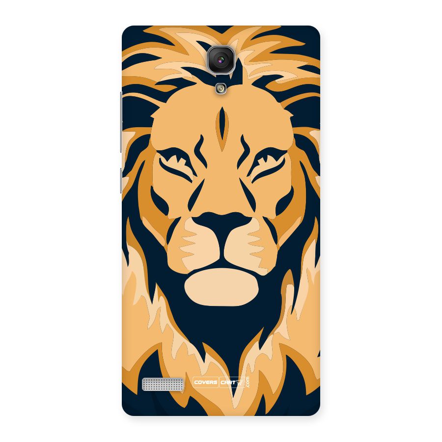 Designer Lion Back Case for Redmi Note Prime