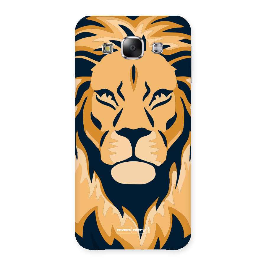Designer Lion Back Case for Samsung Galaxy E5