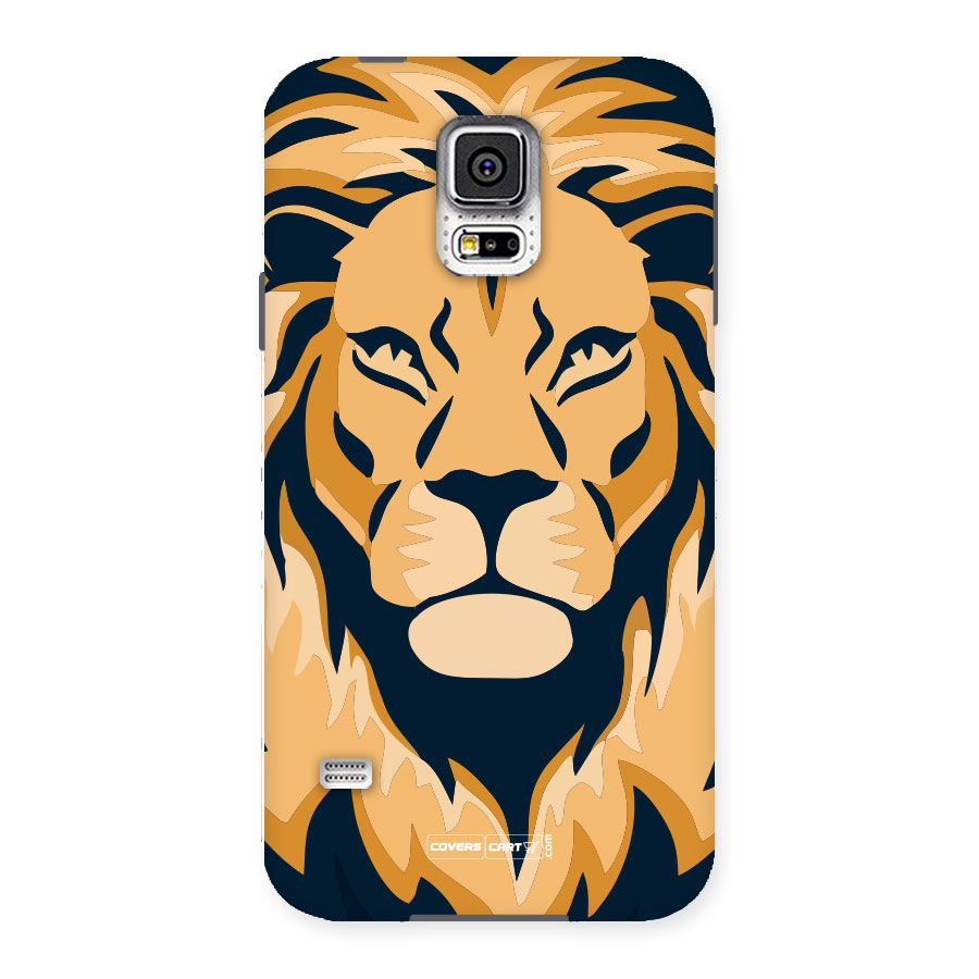 Designer Lion Back Case for Samsung Galaxy S5