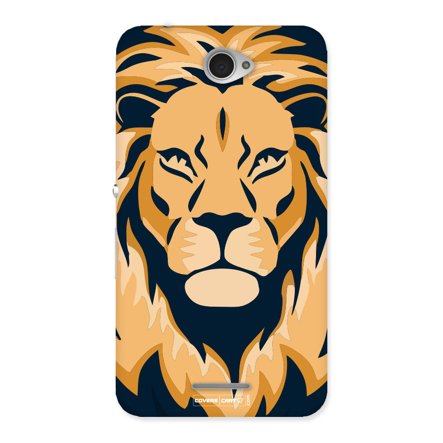Designer Lion Back Case for Sony Xperia E4