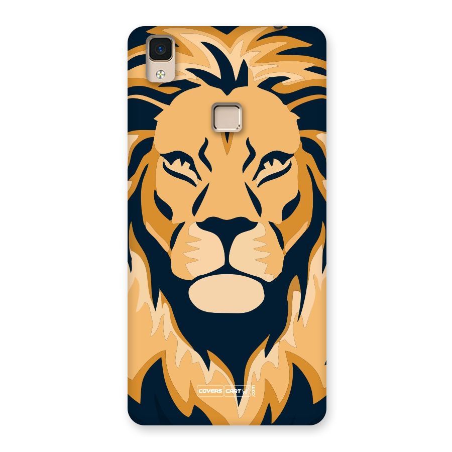 Designer Lion Back Case for V3 Max