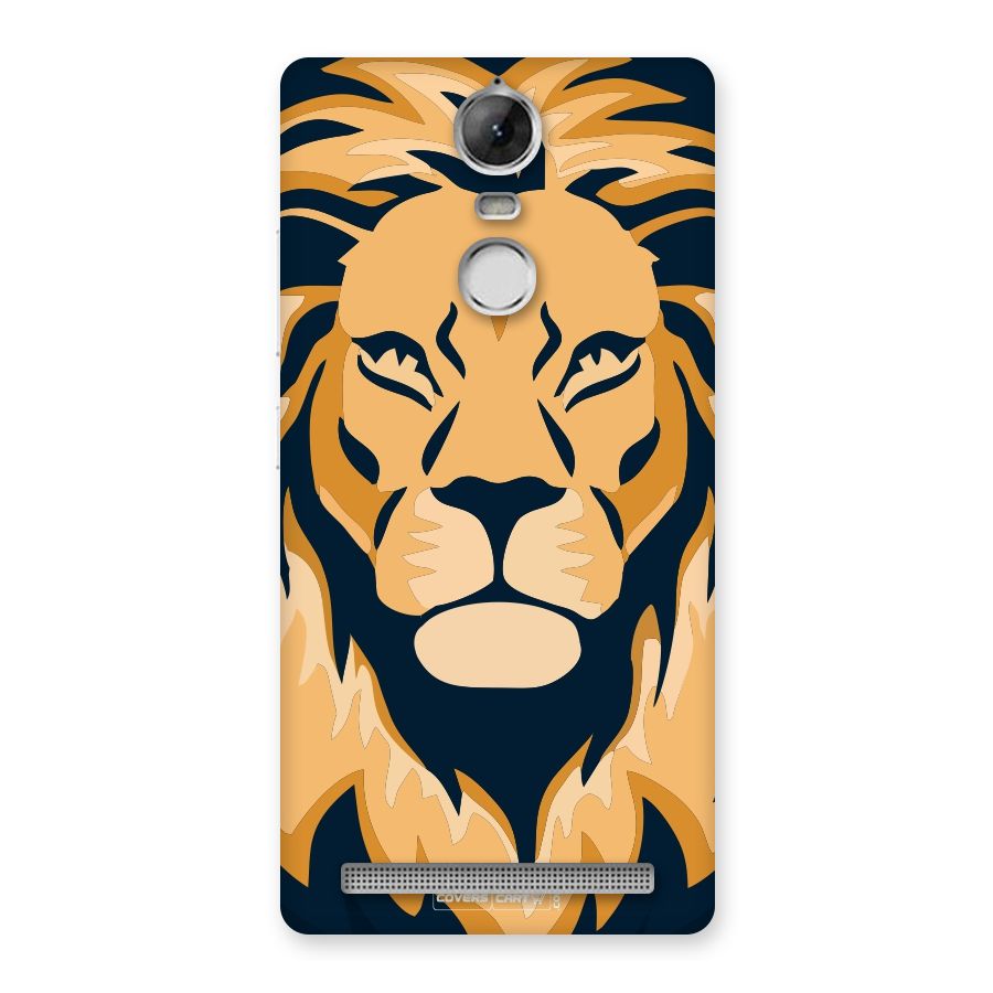 Designer Lion Back Case for Vibe K5 Note
