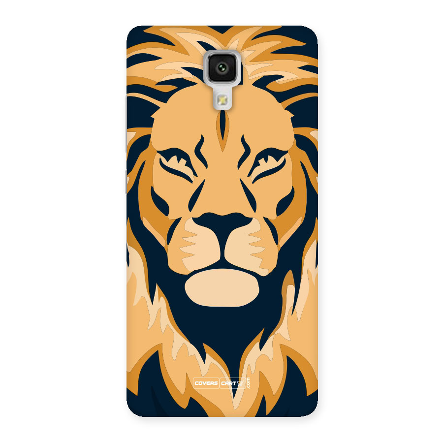 Designer Lion Back Case for Xiaomi Mi 4