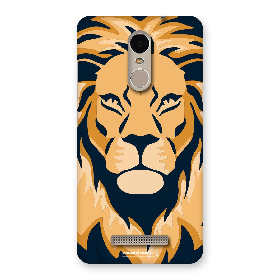 Designer Lion Back Case for Xiaomi Redmi Note 3