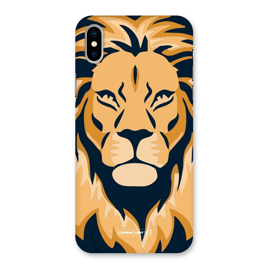 Designer Lion Back Case for iPhone X