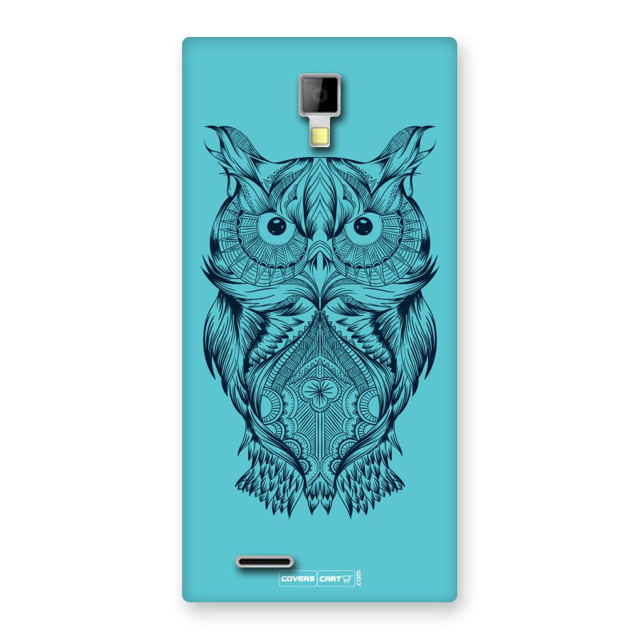 Designer Owl Back Case for Canvas Xpress