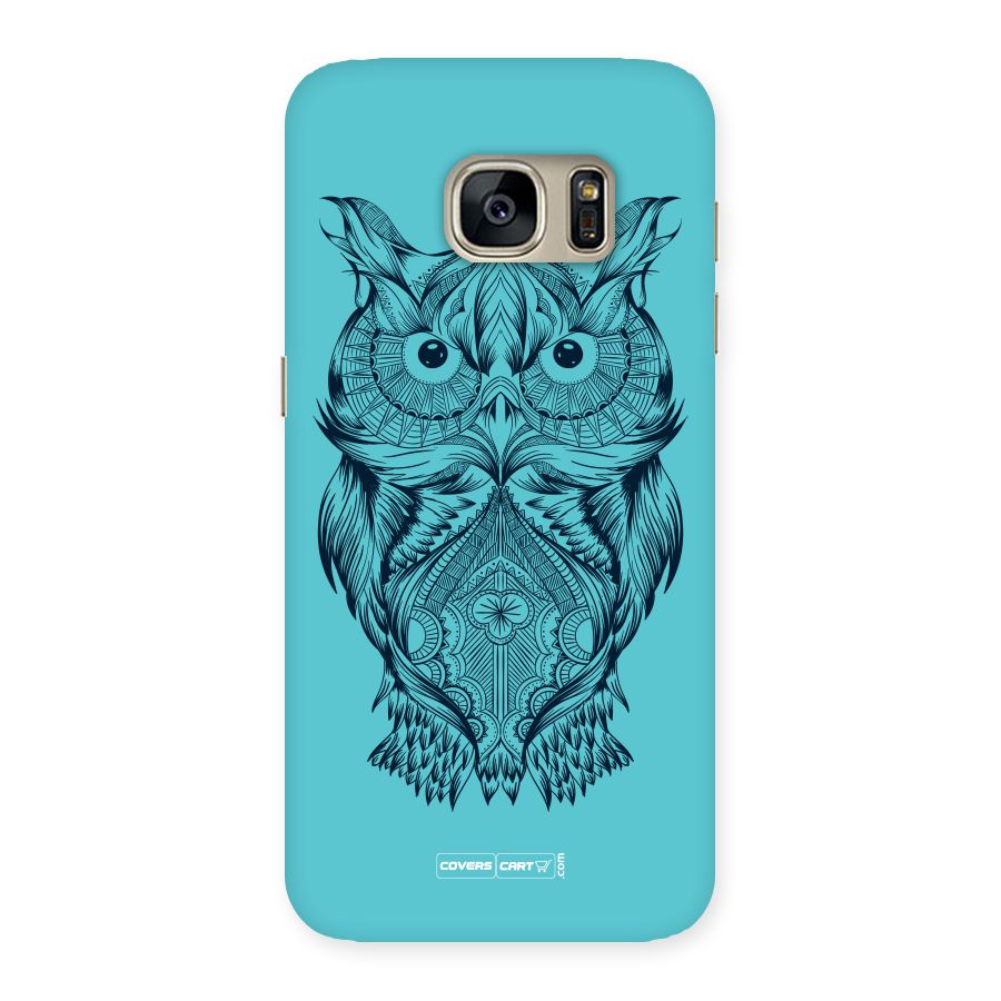 Designer Owl Back Case for Galaxy S7
