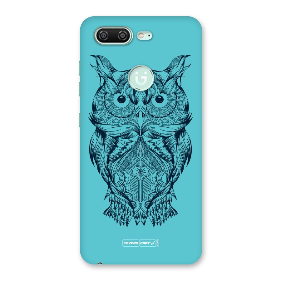Designer Owl Back Case for Gionee S10