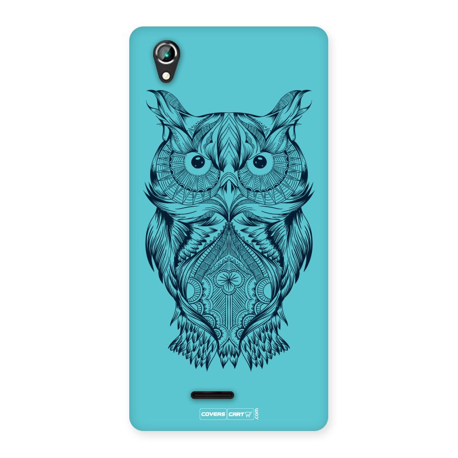 Designer Owl Back Case for Lava Iris 800
