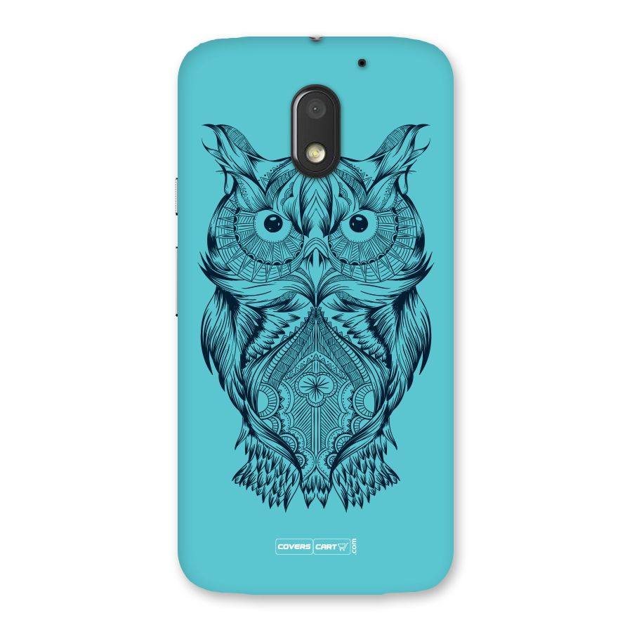 Designer Owl Back Case for Moto E3 Power