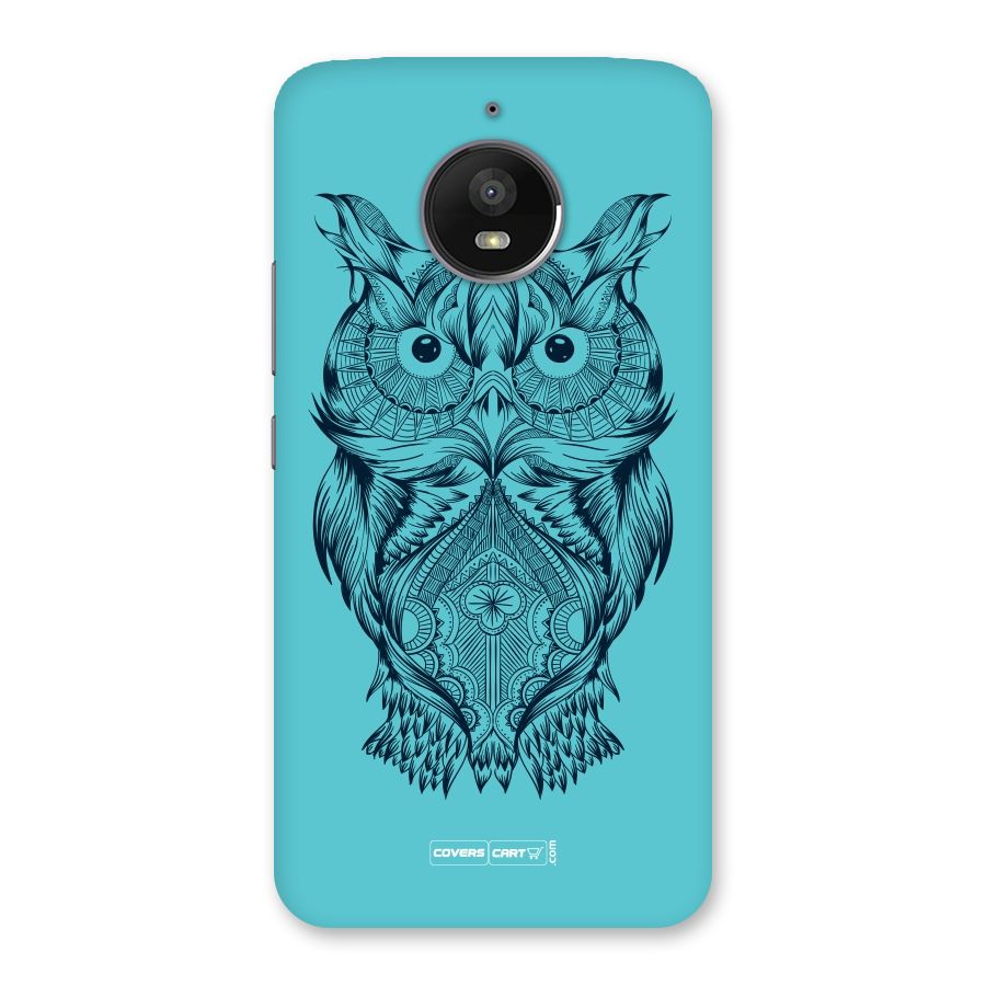 Designer Owl Back Case for Moto E4 Plus