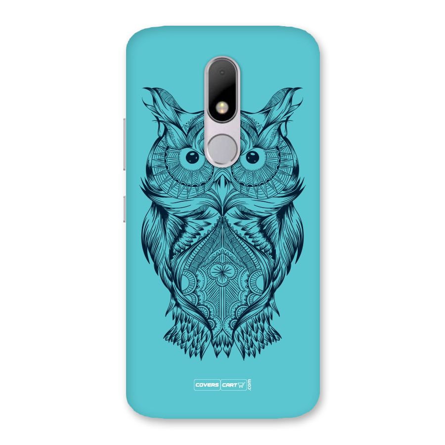 Designer Owl Back Case for Moto M