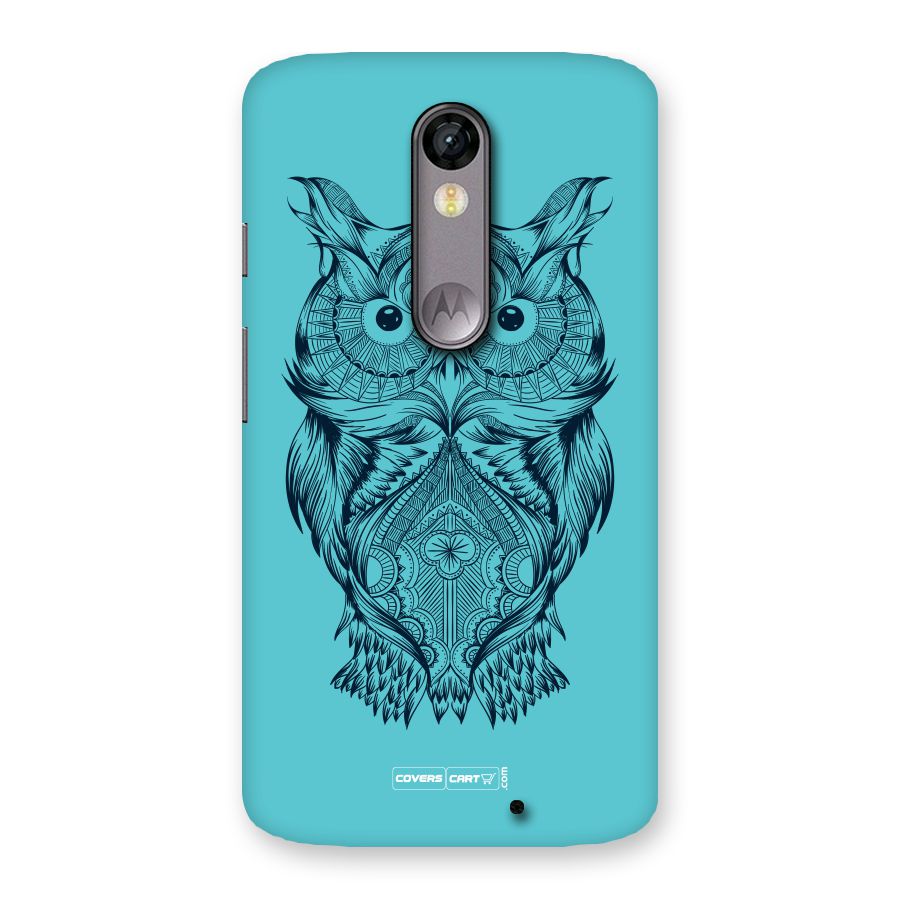 Designer Owl Back Case for Moto X Force