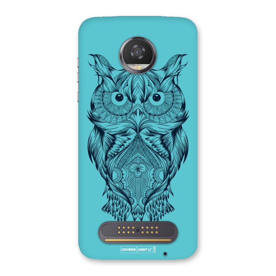 Designer Owl Back Case for Moto Z2 Play