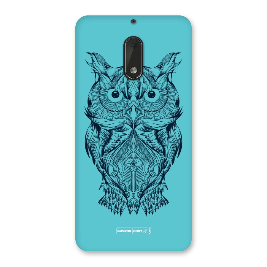 Designer Owl Back Case for Nokia 6