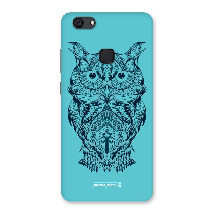 Designer Owl Back Case for Vivo V7 Plus