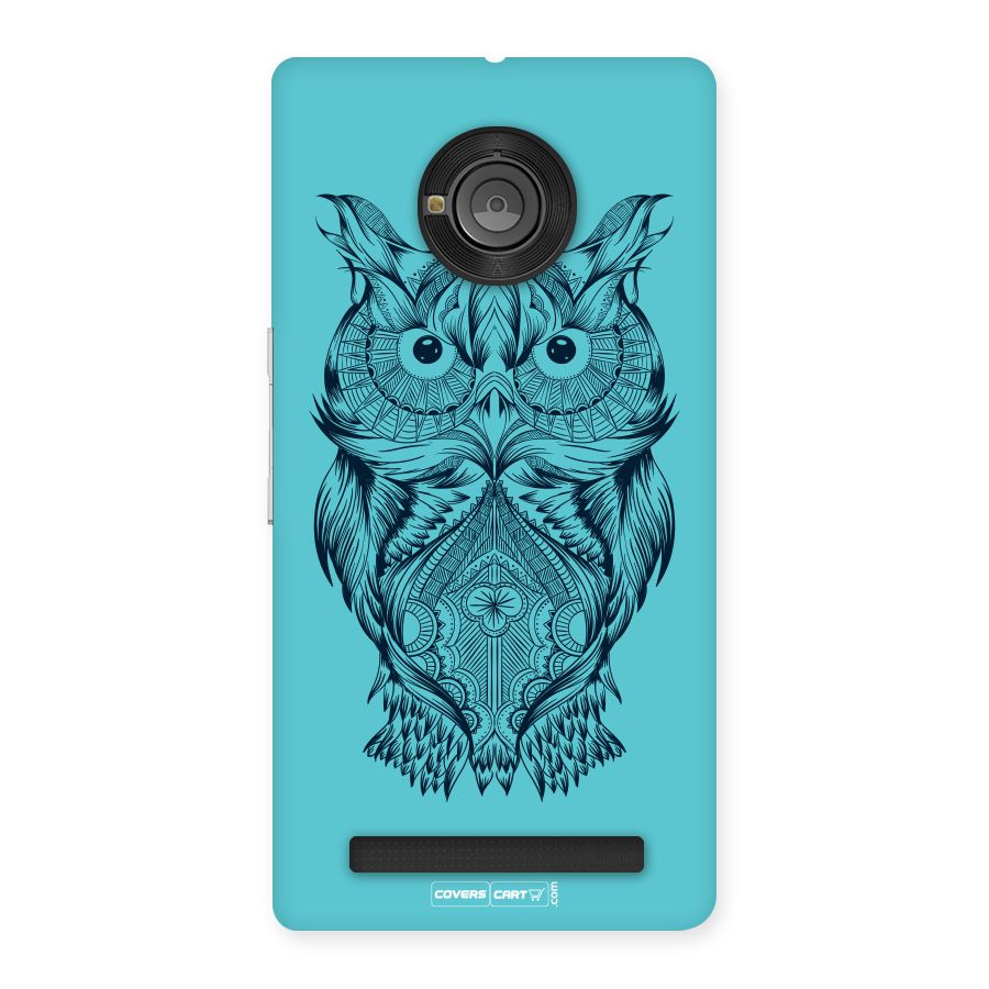 Designer Owl Back Case for YU Yunique