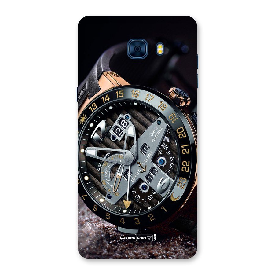 Designer Stylish Watch Back Case for Galaxy C7 Pro