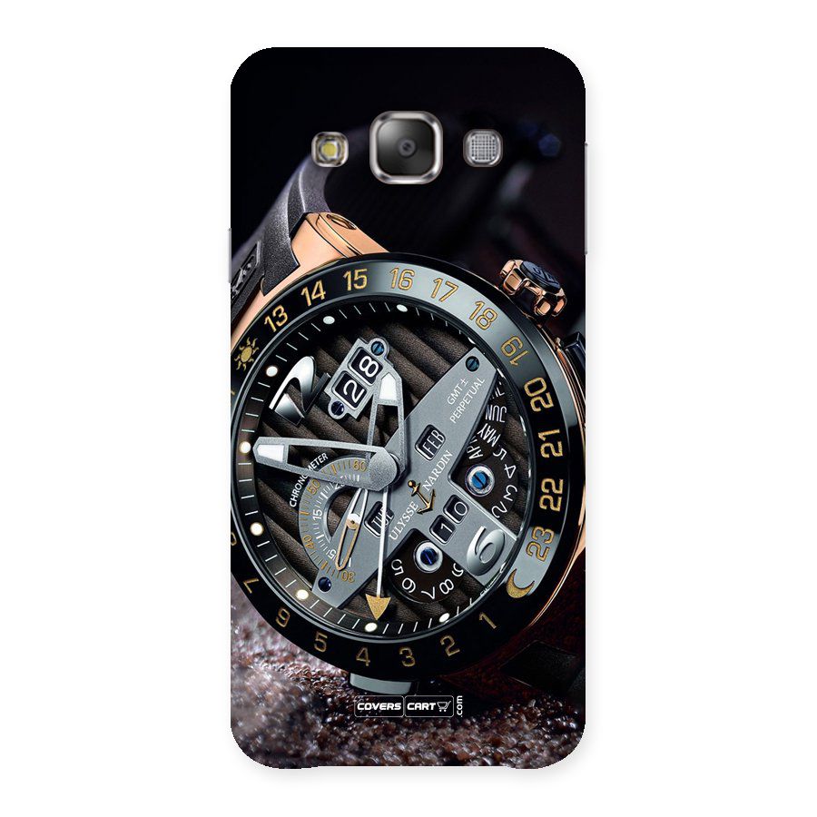 Designer Stylish Watch Back Case for Galaxy E7