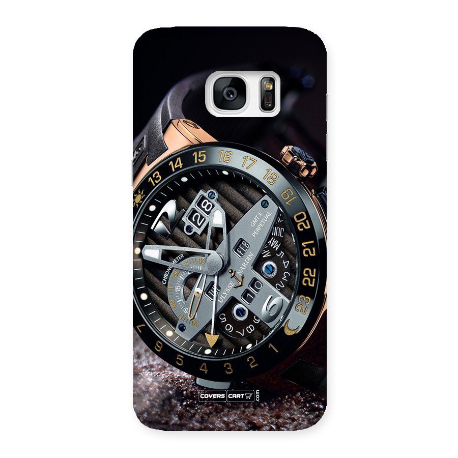 Designer Stylish Watch Back Case for Galaxy S7 Edge