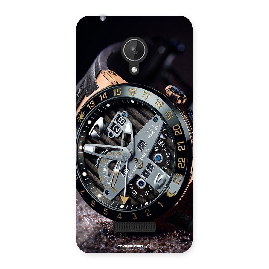 Designer Stylish Watch Back Case for Micromax Canvas Spark Q380