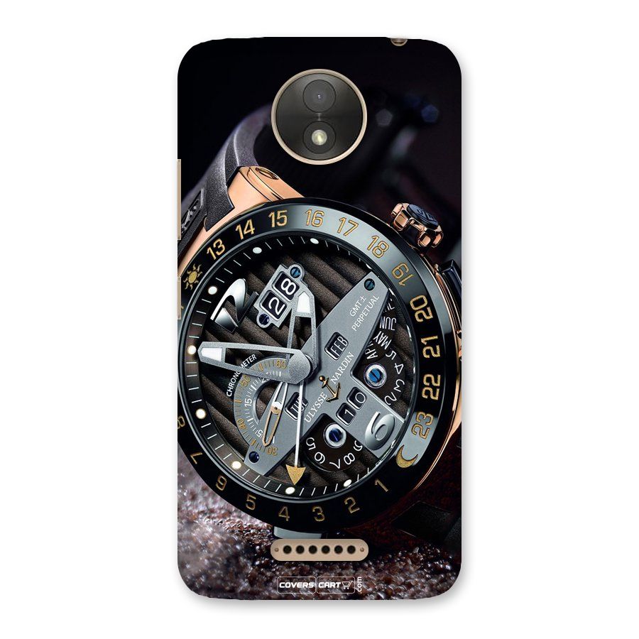 Designer Stylish Watch Back Case for Moto C Plus
