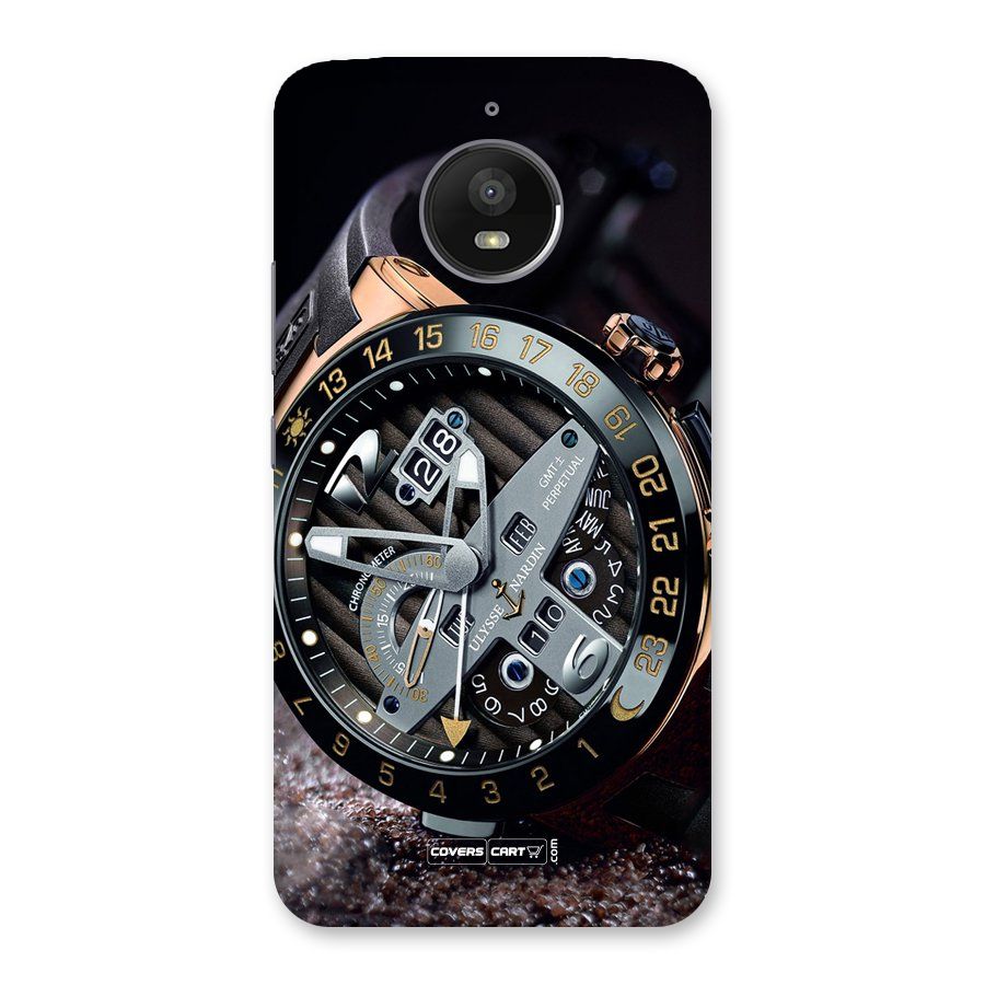 Designer Stylish Watch Back Case for Moto E4 Plus