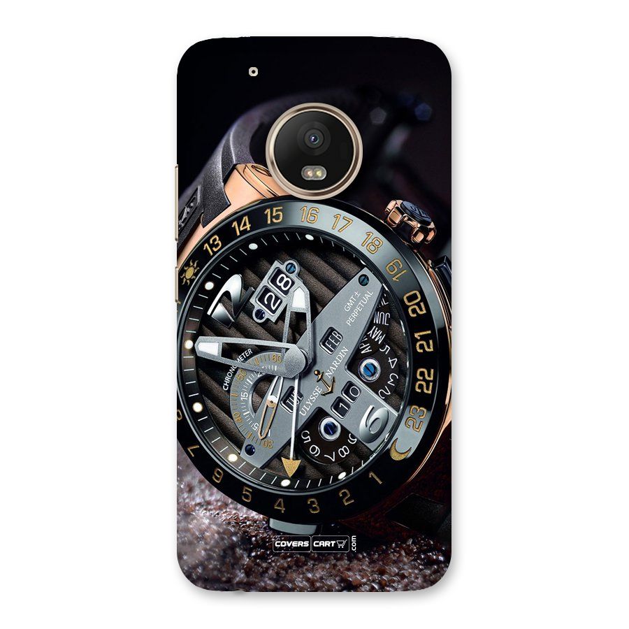 Designer Stylish Watch Back Case for Moto G5 Plus