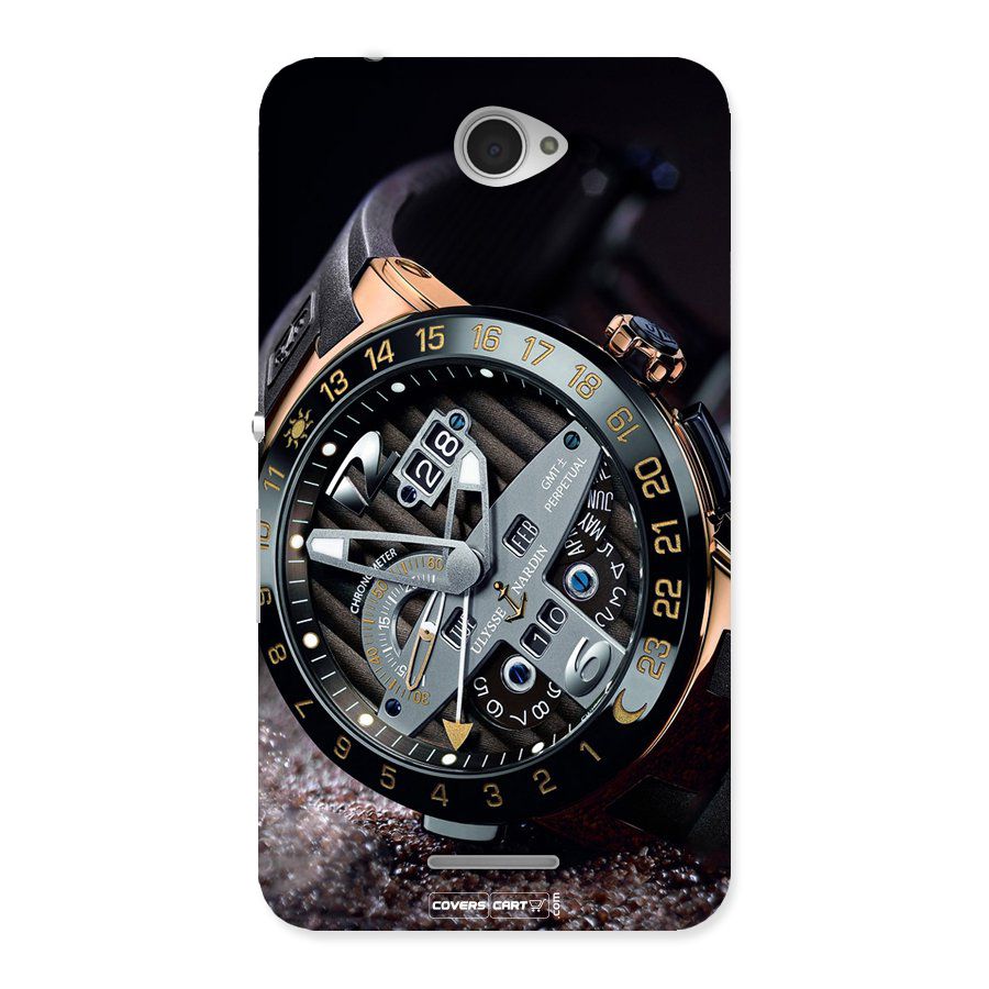 Designer Stylish Watch Back Case for Sony Xperia E4